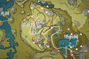 原神庆云顶区域水晶矿采集线路分享
