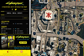 《赛博朋克 2077》官方互动地图推出 查询支线事件等