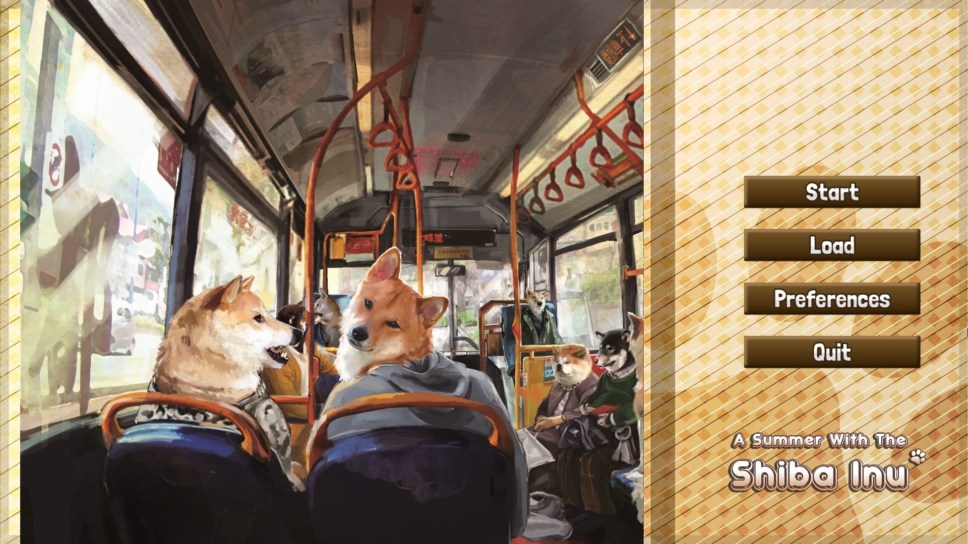 跟柴犬在一起的夏天图片