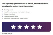 《战神4》PC版各媒体评分释出 游戏非常出色体验很棒