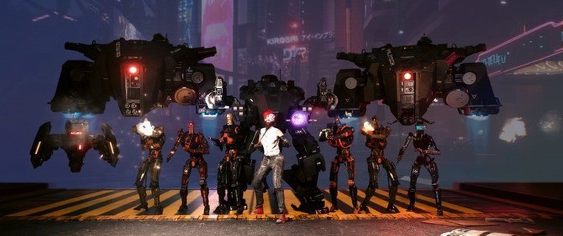 《赛博朋克2077》机器人伙伴Mod 战力强悍杀遍四方