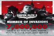 《狙击精英5》玩家总数超500万 击毙敌人超13亿