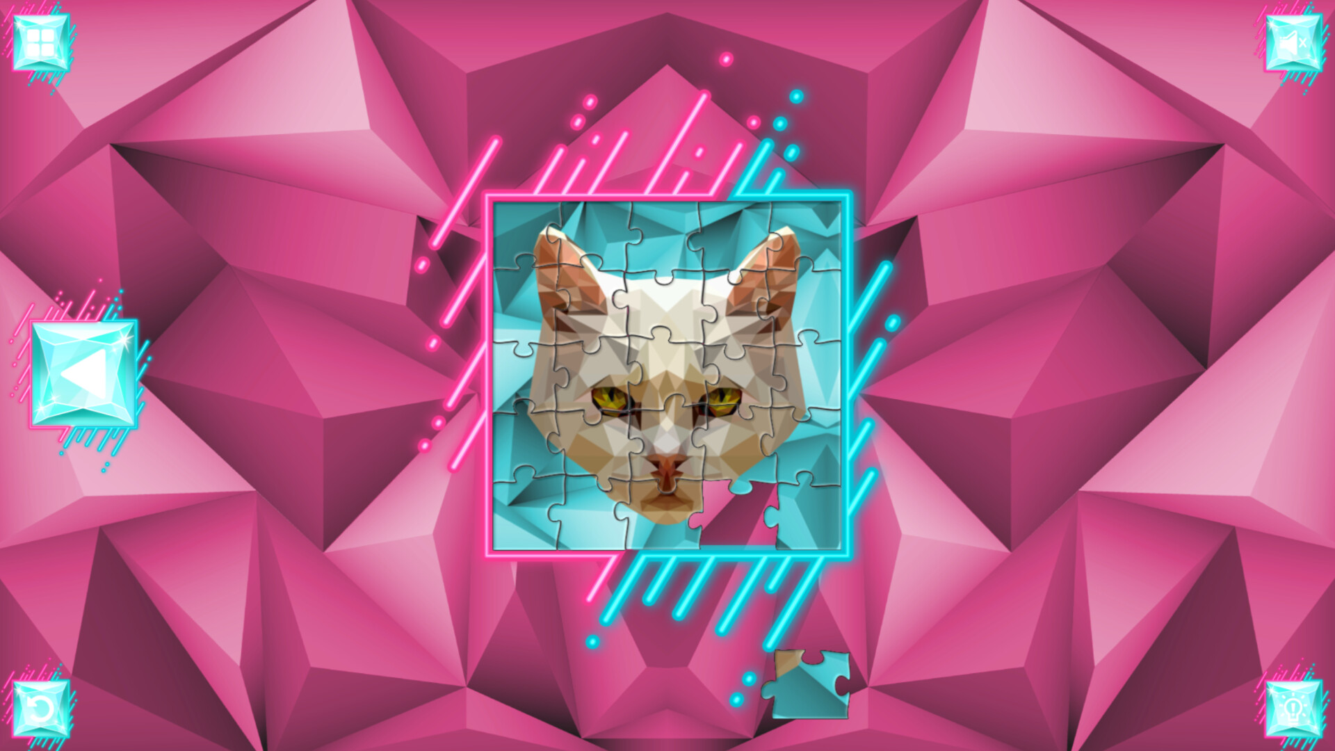 保利拼图：猫图片