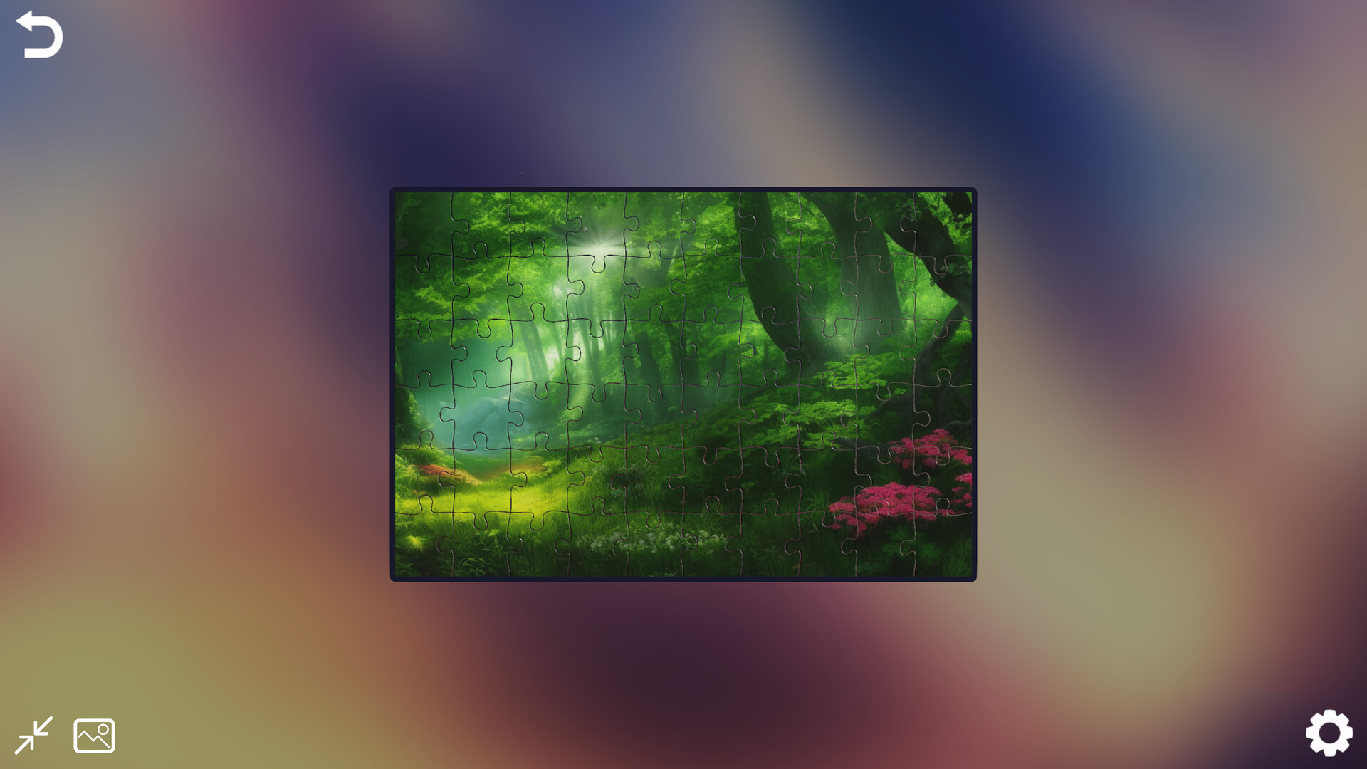 拼图：奇幻的风景图片