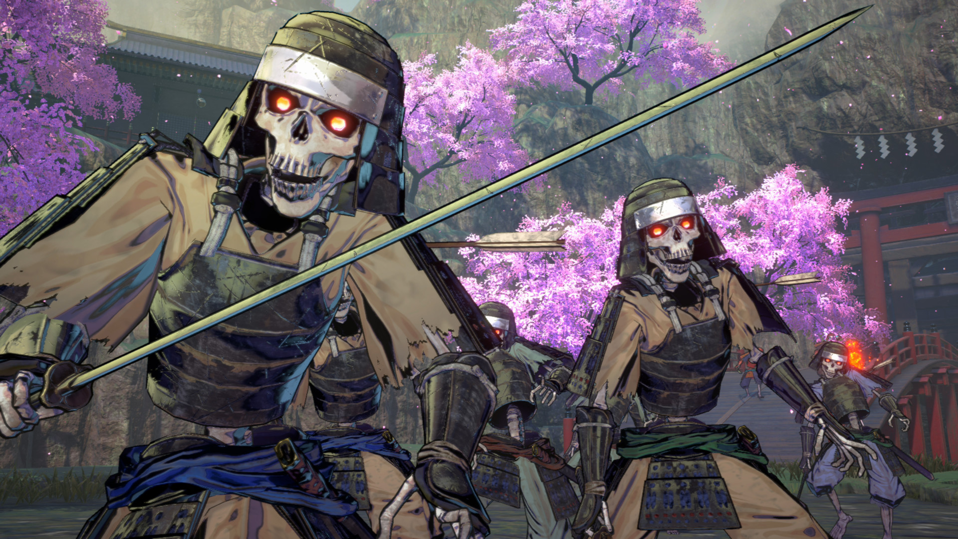 武士少女图片