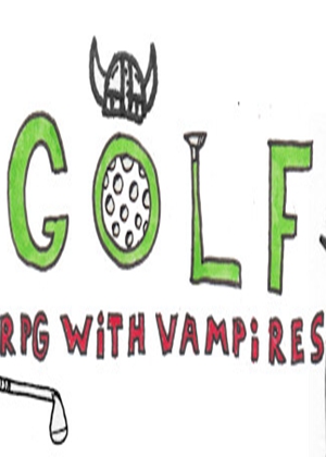 和吸血鬼玩角色扮演高尔夫