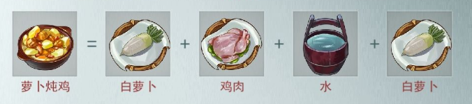 江湖悠悠萝卜炖鸡怎么做 完美萝卜炖鸡配方分享
