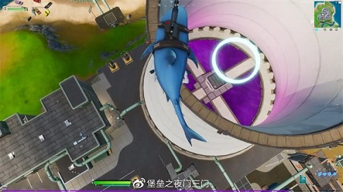 堡垒之夜电厂圆环在哪 跳伞通过电厂周围的圆环怎么完成