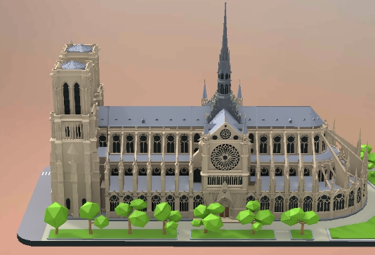我爱拼模型巴黎圣母院攻略 巴黎圣母院图文详解