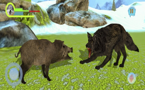 狼模拟器3D的野生动物