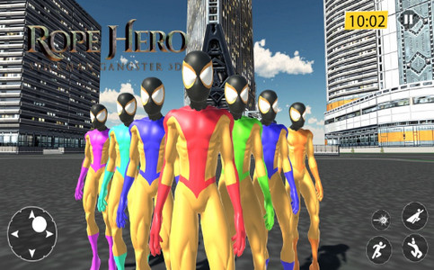 绳索英雄火柴人黑帮3D