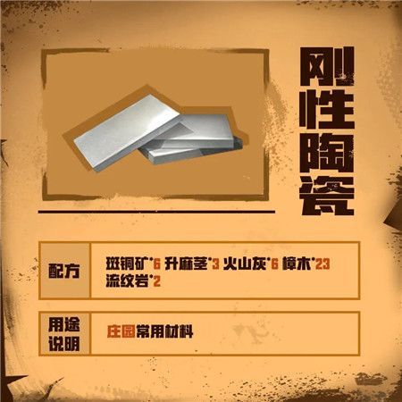 明日之后火山版本新增半成品介紹 新增半成品材料合成攻略