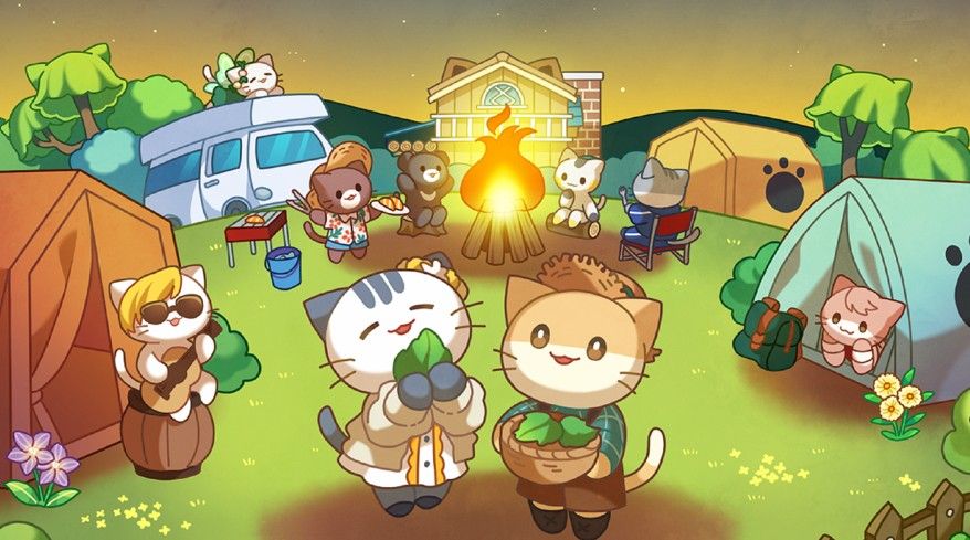 猫咪森林露营地的故事