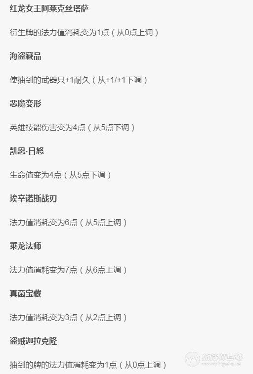 爐石傳說無限戰(zhàn)卡組攻略大全 卡牌選擇及打法一覽