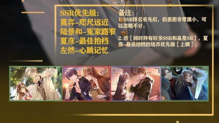 未定事件簿SSR排行大全 最強(qiáng)SSR強(qiáng)度榜一覽