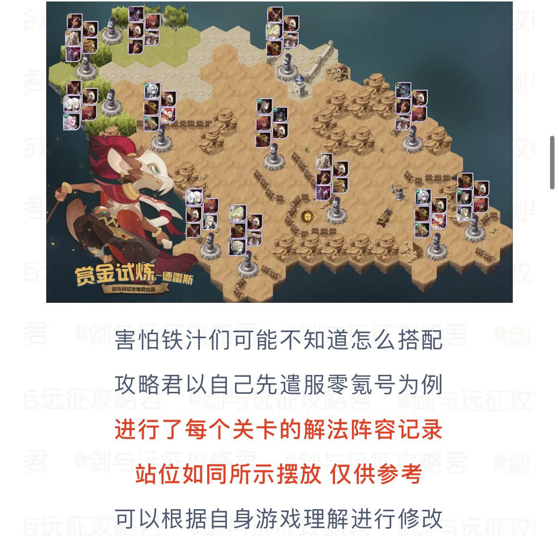 劍與遠征新時光哭嚎荒漠攻略 新試煉懶人通關教學