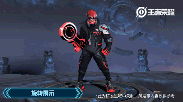 王者榮耀藍(lán)屏警告星元部件特效怎么樣 典韋四大星元部件皮膚視頻分享