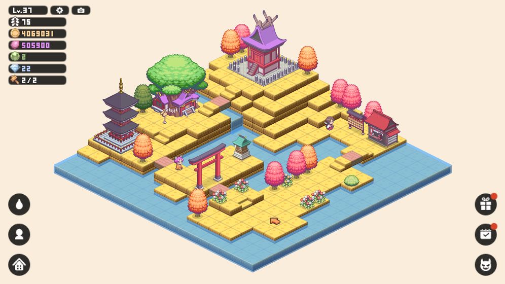 像素神廟游戲