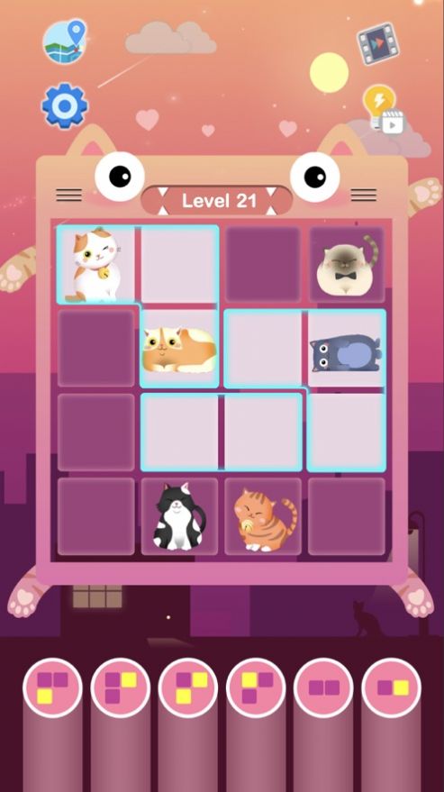 贪睡猫的闯关