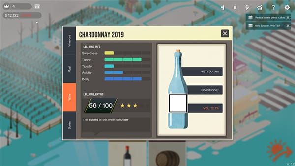 百日葡萄酒庄模拟器