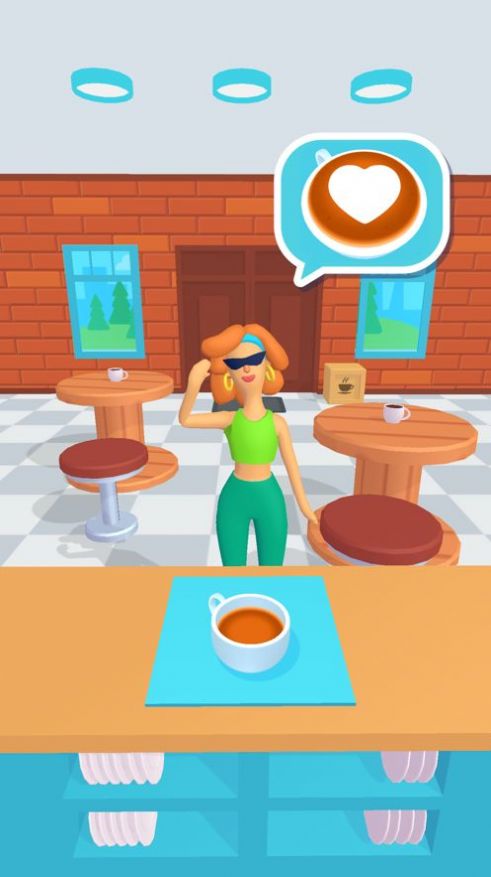 3D咖啡店游戏