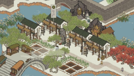 江南百景图香椿坞雕像怎么解锁 江南百景图香椿坞雕像布局方法