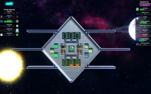 宇宙空间站建造模拟