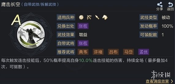 鸿图之下张苞技能怎么样 张苞技能介绍