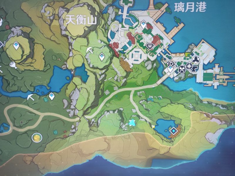 原神礦點(diǎn)檢索位置分享 1.1野外礦工在哪里