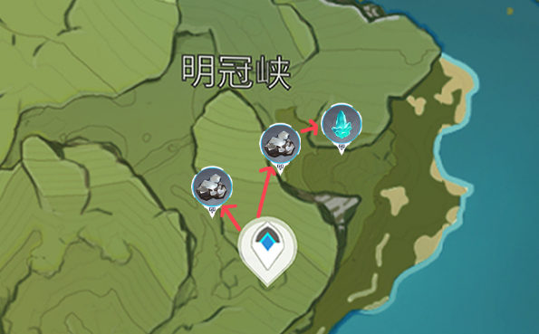 原神水晶白铁采集路线有哪些 原神水晶白铁采集路线推荐