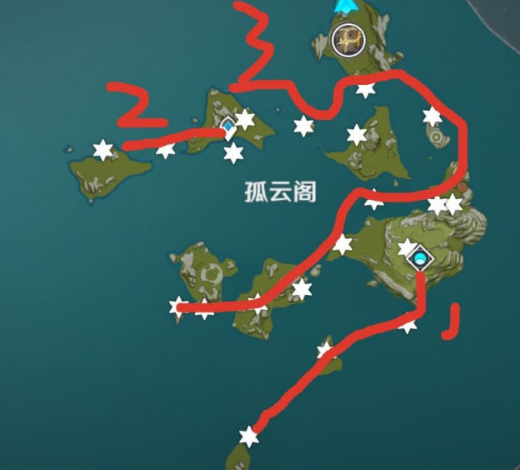 原神未归的熄星活动碎片在哪儿 原神活动碎片总结图以及路线