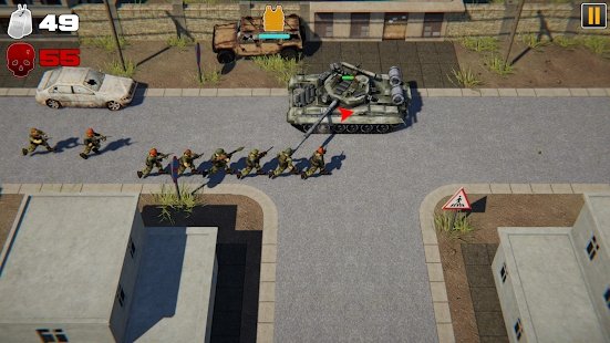 雇佣兵战斗冲锋