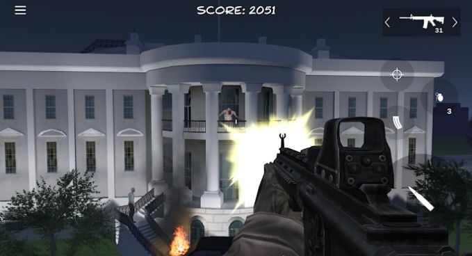 僵尸攻击白宫游戏