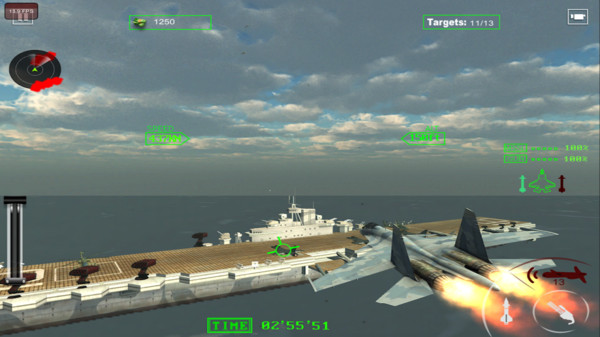 空军喷气式战斗机游戏