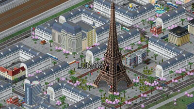 城市模拟西欧小镇