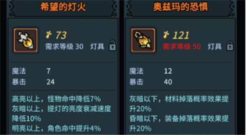 提灯与地下城灯具在哪里获得
