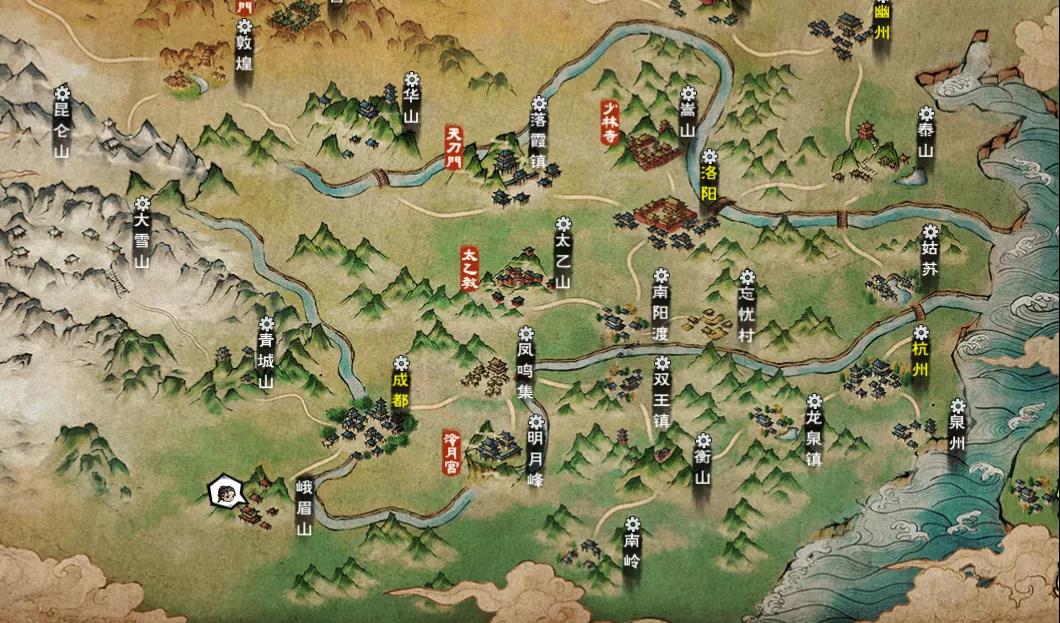 烟雨江湖峨眉山地图解锁方法一览