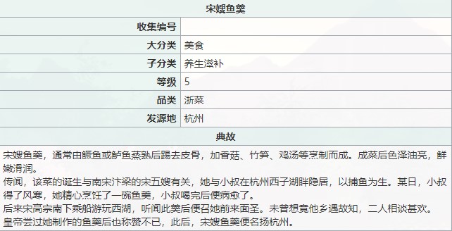 江湖悠悠宋嫂鱼羹食谱配方分享