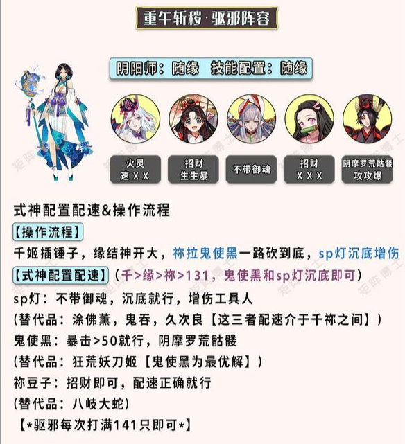 阴阳师重午斩秽驱邪玩法攻略一览