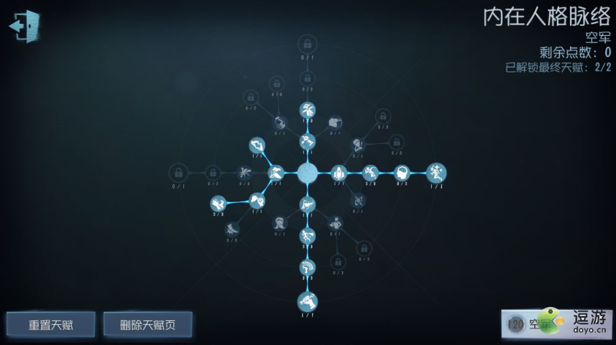 第五人格空軍天賦加點(diǎn)推薦