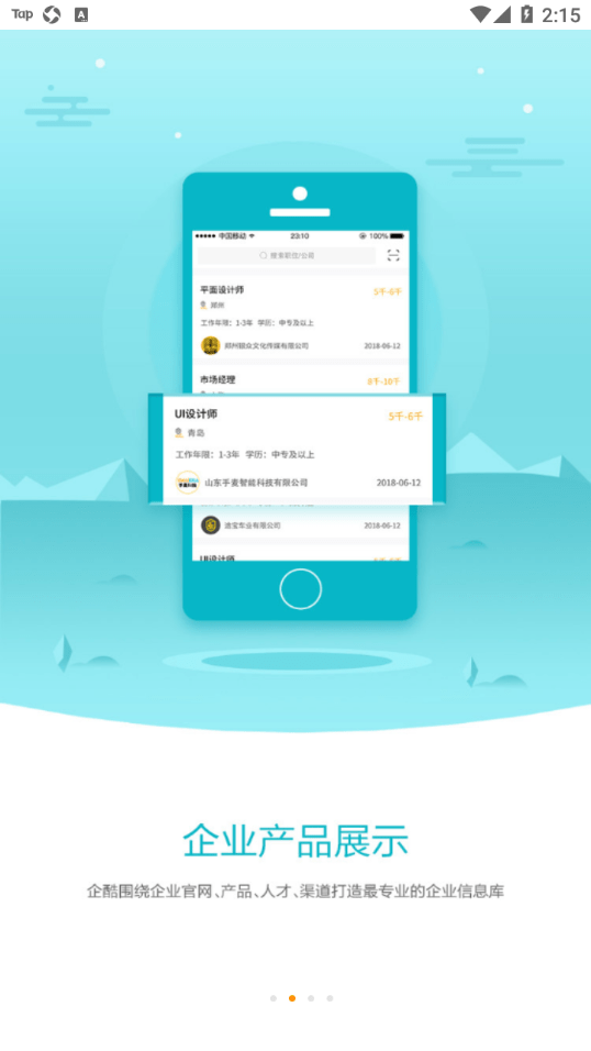 企酷100银川app软件开发开发公司
