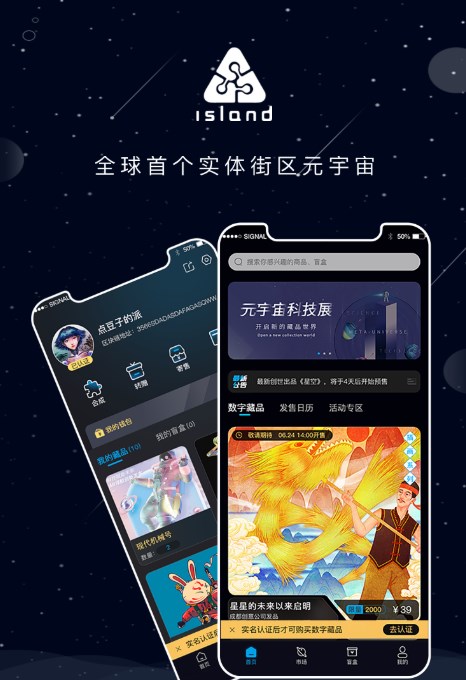 island数藏青岛手机app定制开发公司