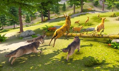 阿尔法野狼生存模拟器