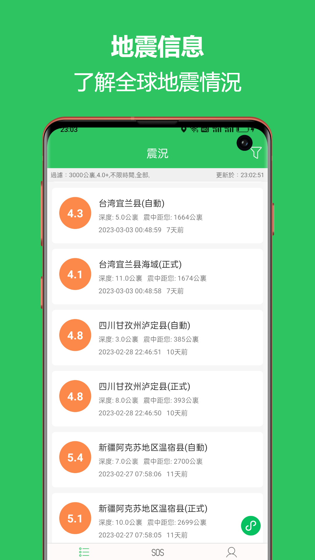 地震預(yù)警助手APP