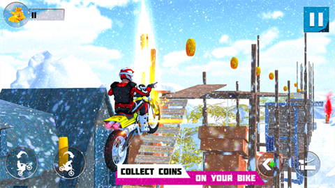 自行车特技赛车游戏3d