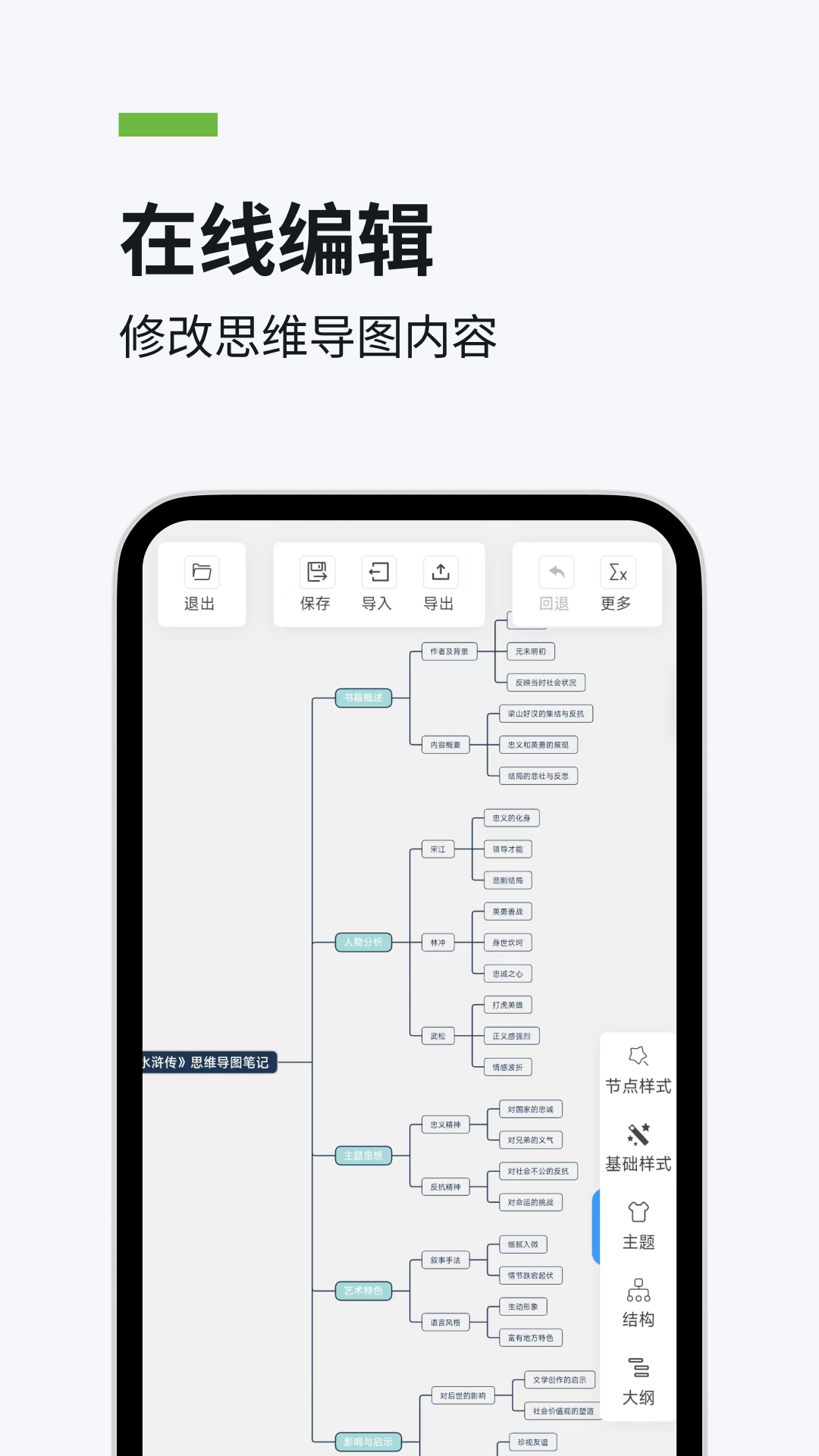 一键思维导图