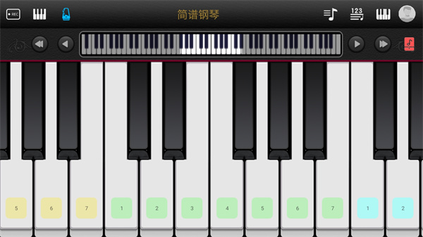 简谱钢琴模拟器