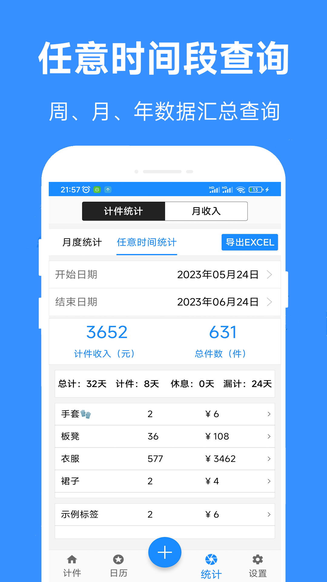 61计件