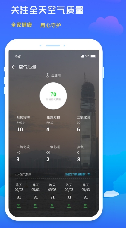 未来天气预报