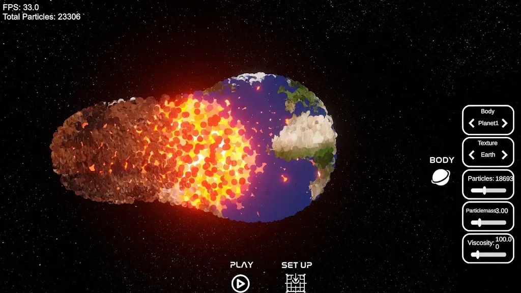 太空碰撞模擬器